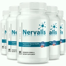 (5 Pack) Nervalis Capsules - Premium Nerve Health Support Formula