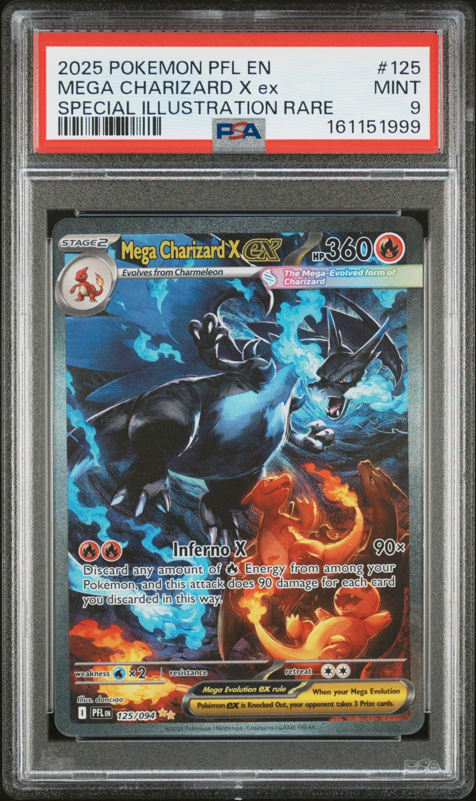 Mega Charizard X ex #125