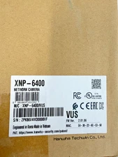 Wisenet Hanwha XNP-6400 2MP PTZ Network Security Camera - White