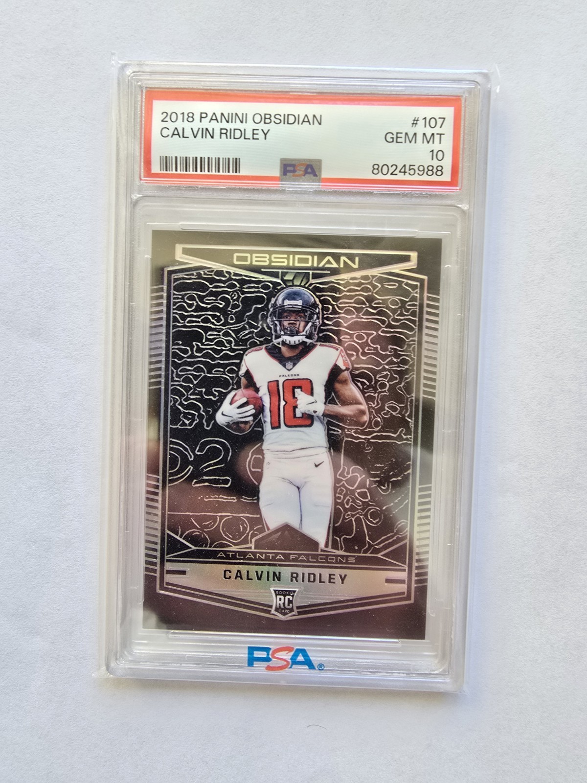 Calvin Ridley Panini Obsidian #107 Base