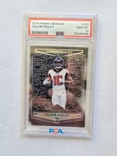 2018 Panini Obsidian Calvin Ridley Rookie /100 PSA 10 Gem Mint RC