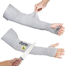 Protective Arm Sleeves for Men Cut Resistant Gardeining Protectors Men’s Size 