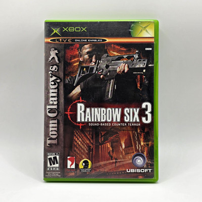 Ubisoft Tom Clancy's Rainbow Six 3 (Microsoft Xbox, 2003) Complete (Resurfaced)