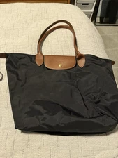 Longchamp Le Pliage Original Medium Nylon Tote Bag in Black