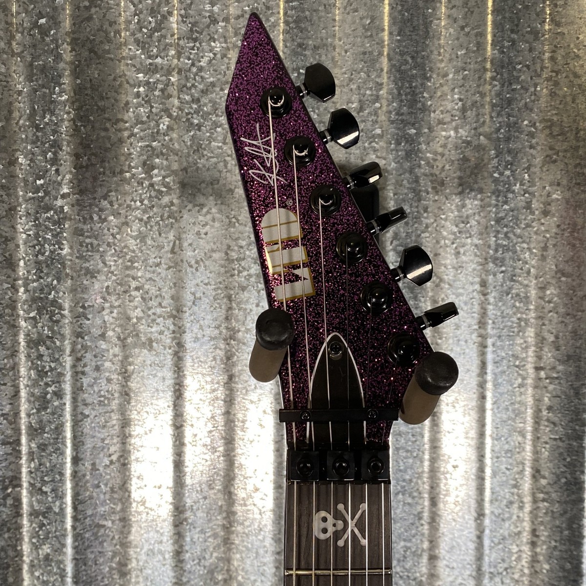 ESP LTD KH-602 Kirk Hammett Purple Sparkle EMG Guitar & Case