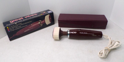 Dubl Duck Great Vibes Wand Handheld Full Body Massager 2 Speed w/ Case VB-8