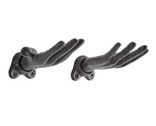 VTG Open Left Hands Wall Hook Cast Iron Towel...