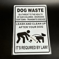 Dog Waste Is A Threat - Leash And Clean Up After Your Dog  