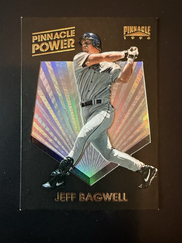1996 Pinnacle - Pinnacle Power Jeff Bagwell #11 Houston Astros Hall Of Fame