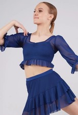 Dance Pre-Owned Costume Large Child Blue Weissman 17176/17134 Lyrical