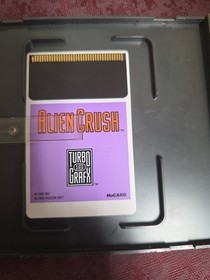 Vintage 1989 Alien Crush Turbo Grafx Turbografx 16 Complete CIB Working W/Pics