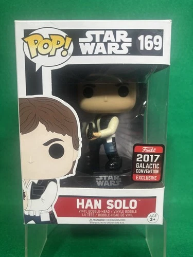 Funko Pop! Star Wars:  Han Solo 169 - 2017 Galactic Convention Exclusive