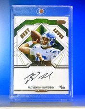 2024 Sage Next Level Signatures Riley Leonard Gold Autograph /10 On Card SP (AU)