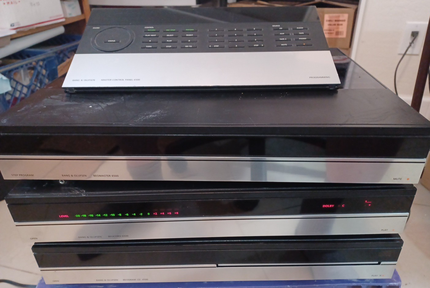 Bang & Olufsen Beosystem 6500 with the Radio, Controller, CD & Tape Player