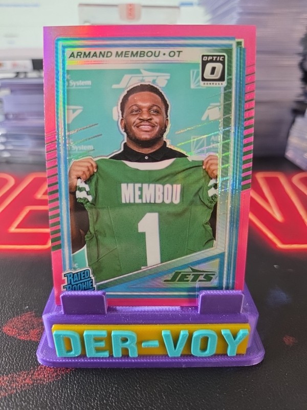 2025 Panini Donruss - Rated Rookie Armand Membou #358 Optic Preview Pink