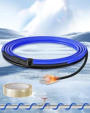 3 FT Water Pipe Heating Cable, 5W Constant Power Self-Regulating Heating Cable, 