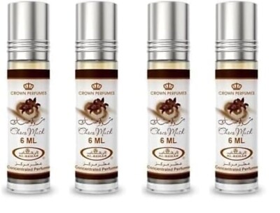 Choco Musk - 6ml (.2oz) Roll-on Perfume Oil by Al-Rehab (Pack of 4)