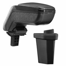 Für Hyundai i20 ab 2014- Design Mittelarmlehne Armlehne KOMPLETT Leder Schwarz