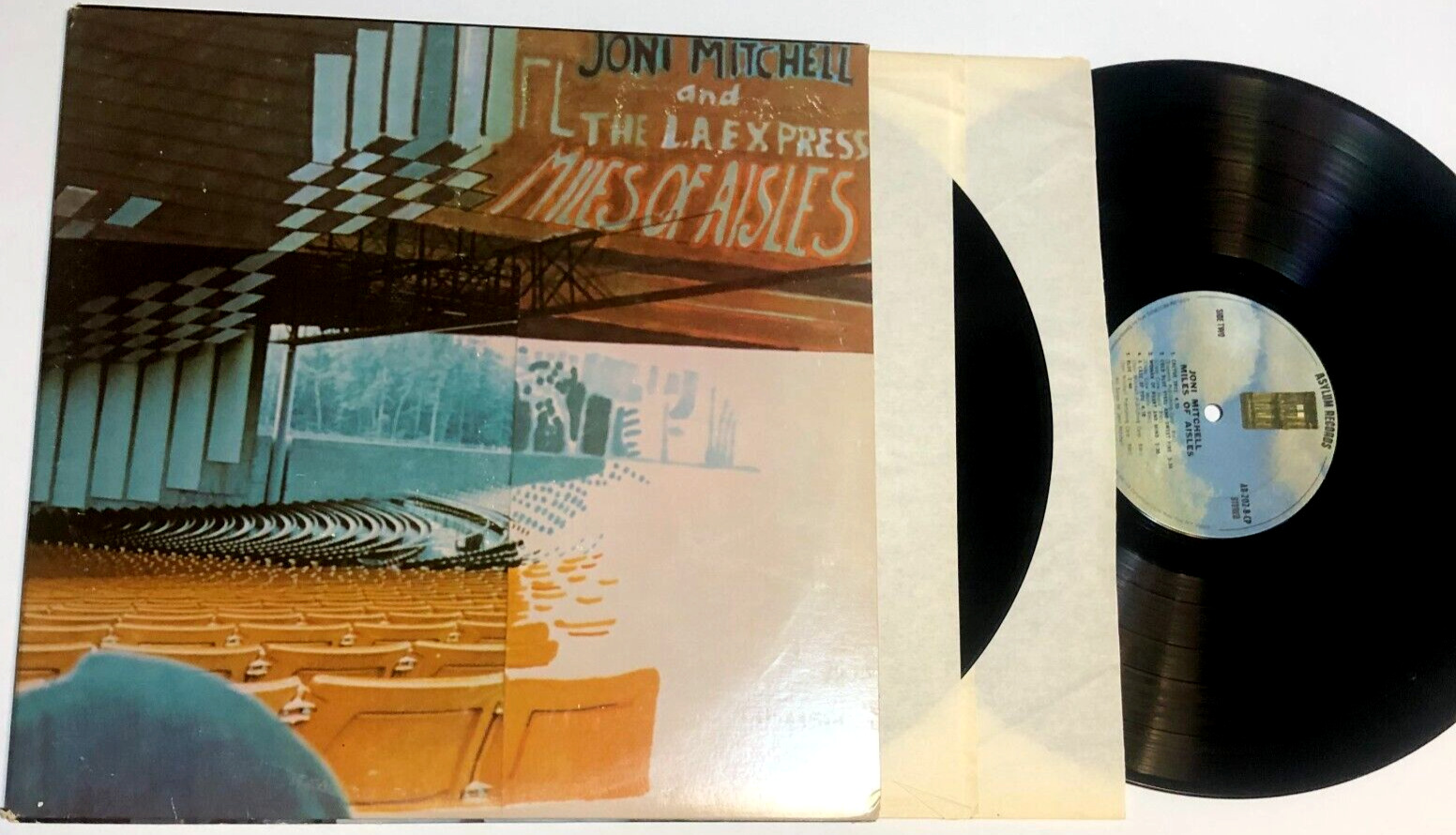 Joni Mitchell &  The L.A. Express  Miles Of Aisles  2x Lp Double gatefold  Nm