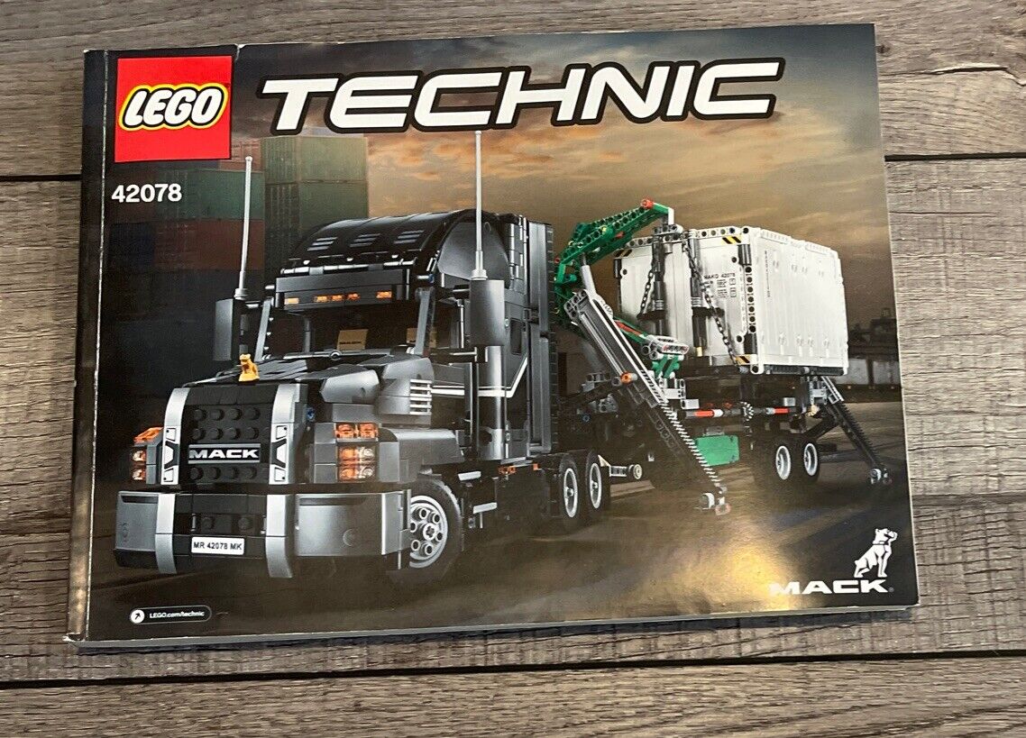 INSTRUCTION ONLY LEGO 42078 Technic 2018 Mack Anthem NO BRICKS OR PARTS Manual
