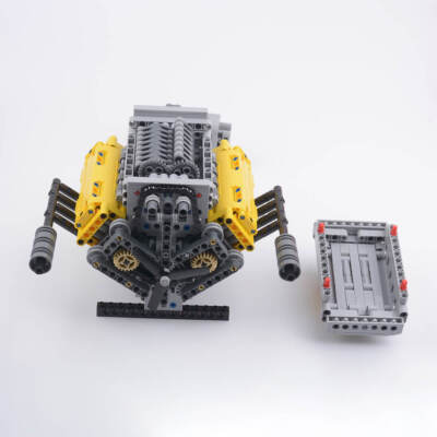 V8 Engine Dynamic 945 Pieces MOC-60662 Building Blocks Toys Creative Set 