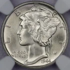 1944 10c Mercury Dime - NGC MS 67