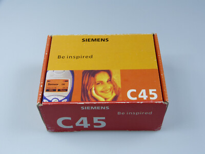 Original Siemens C45 Silber! Ohne Simlock! NEU & OVP! Selten! RAR! Unbenutzt!