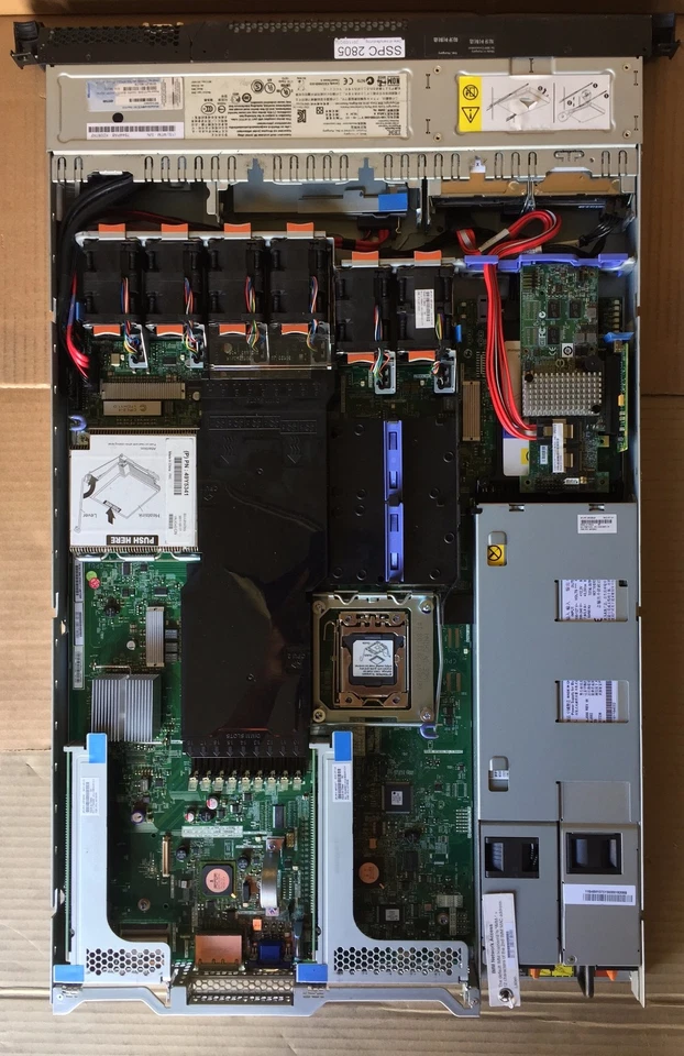 IBM X3550 M3 with 2 x X5675 3.0GHZ 48GB 4x 146GB 10K SAS HDD's/Raid controller - Image 3 of 4