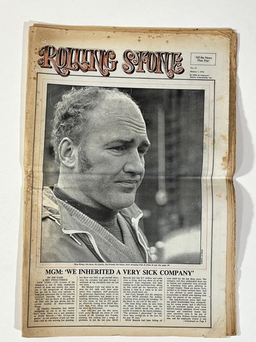 Ken Kesey 1970 Rolling Stone Mag #53 Gene Vincent, Zabrisky Point, Apryl Fool - Picture 3 of 15