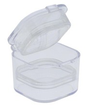 Horotec 17.677 PLASTIC BOX WITH MEMBRANE, 34 x 34 x 25 mm