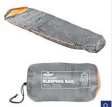 Image of Milestone 150 Mummy Sleeping Bag Grey/Orange 27000
