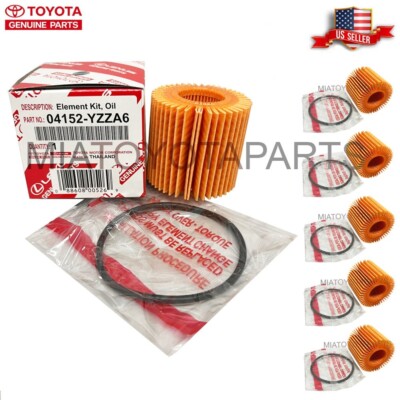 5 Genuine Toyota Corolla Prius Scion Matrix OEM Engine Oil Filter