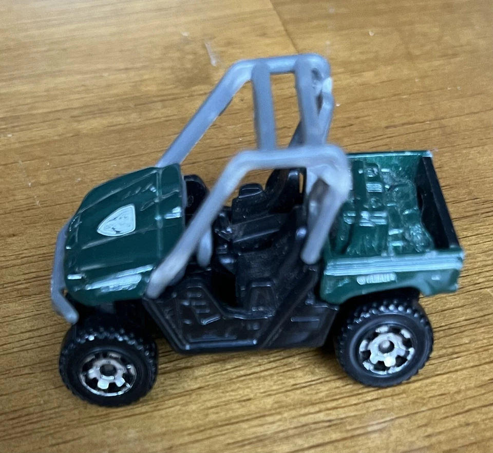Matchbox Outdoor Sportsman Yamaha Rhino 2009 vehículo diecast verde oscuro 1:64 Foto 2 de 4