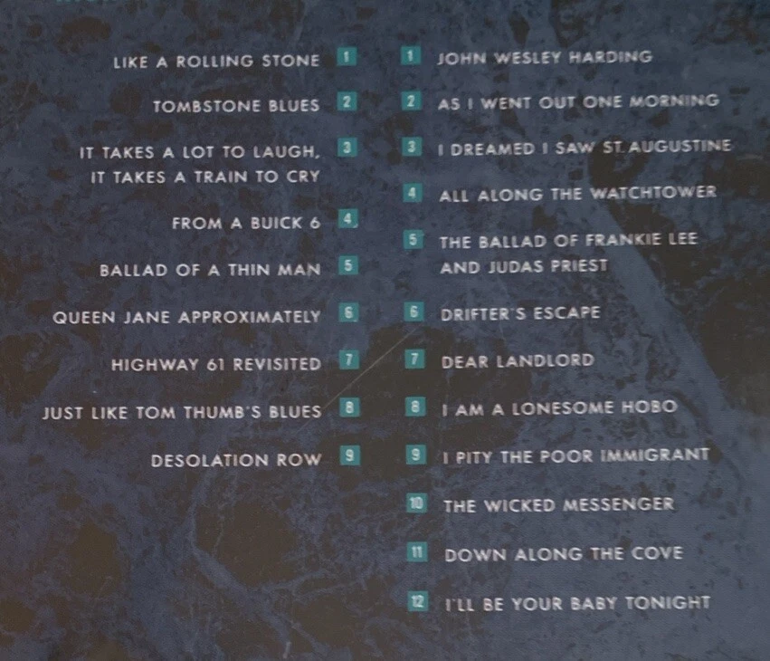 BOB DYLAN Highway 61 Revisted & John Wesley Harding 2 CD - Bild 3 von 4