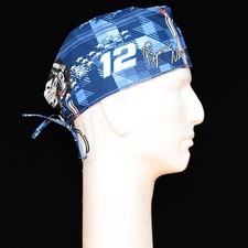 Ryan Newman Nascar 12 on Blue Theme Scrub Hat