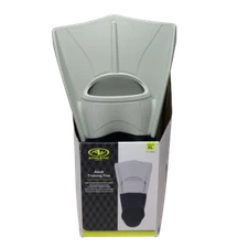 Athletic Works Training Fins Swimming Water Aerobic Gray Silicone XL Mens 12 -13