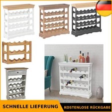 Weinregal aus Holz Flaschenregal Weinständer Holzregal Weinschrank Flaschenständ