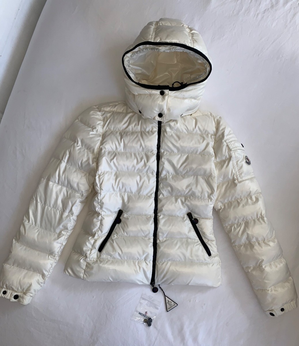 $1495 MONCLER Off White Bady Puffer Jacket Coat Removable $1495 MONCLER Off White Bady Puffer Jacket Coat Removable