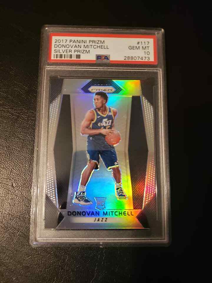 ドノバン・ミッチェル rc Panini Prizm シルバー リフレクター DONOVAN MITCHELL 2017/18 PANINI PRIZM SILVER RC PSA 10 GEM MINT