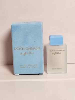 Dolce & Gabbana Light Blue EDT Eau De Toilette MINI Dasher Splash 4.5 ml 0.15oz