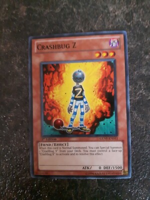 Crashbug Z Effect 1st Edition YuGiOh Card GENE-EN011