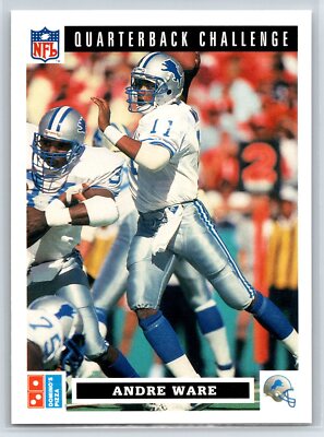 1991 Upper Deck Domino's The Quarterbacks Andre Ware Detroit Lions #9