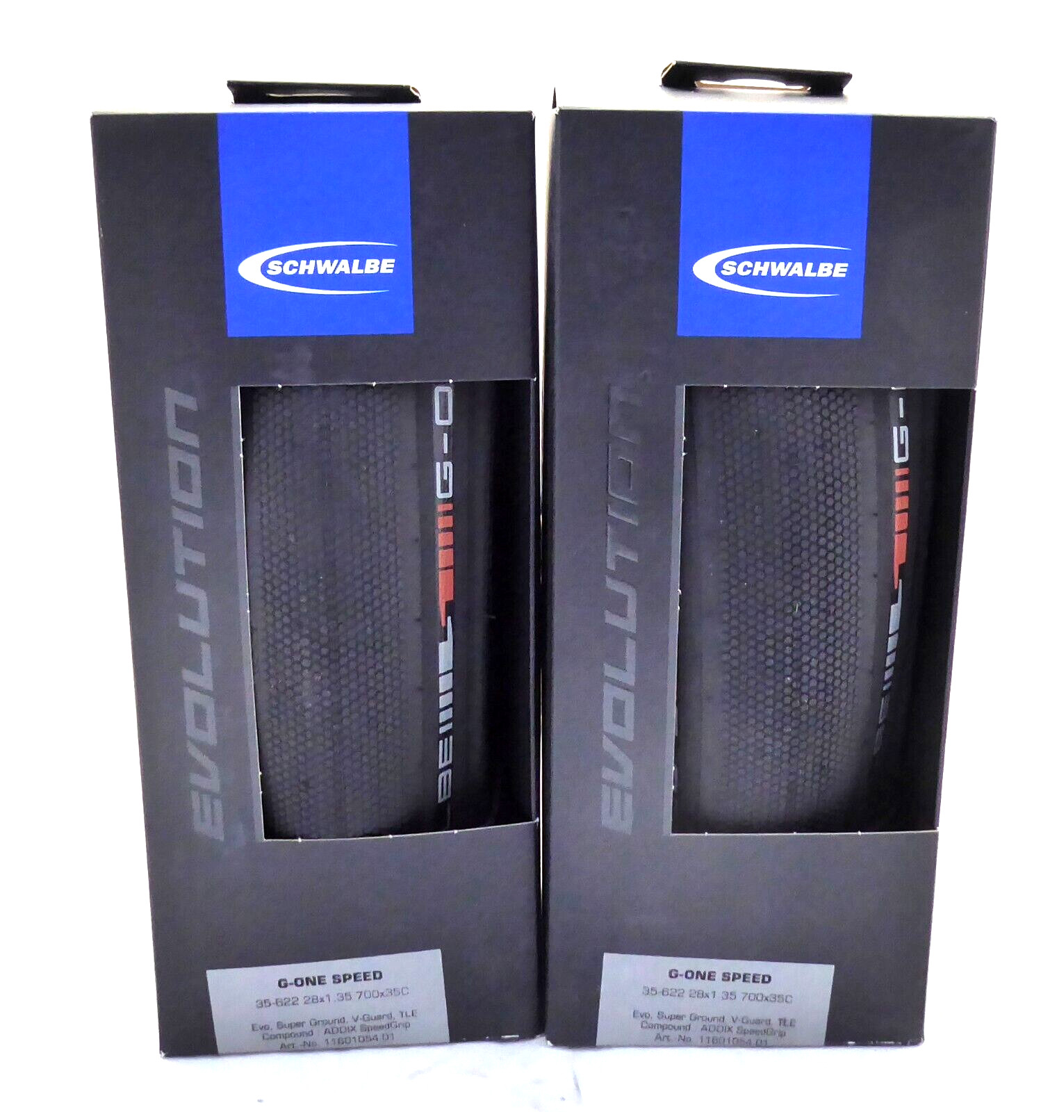 Schwalbe G-One Speed Tire - 700 x 35 Tubeless, Black, Speedgrip, Addix, PAIR