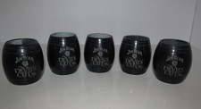 5 Jim Beam Devils Cut Bourbon Stone Barrel 2 12 Shot Glass Set