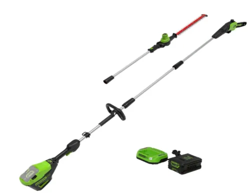 Greenworks Pro 80V 10 In. Cordless Pole Saw w/Battery & Charger