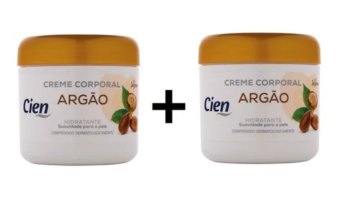 Cien Argan Body Cream 2 x 250 ml  2 x 8.45 oz