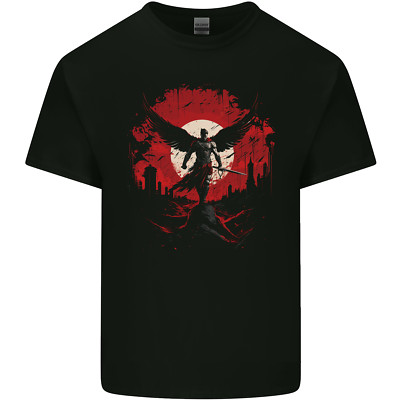 Victorious St Michael Erzengel Warrior Mma Herren Baumwolle T-Shirt