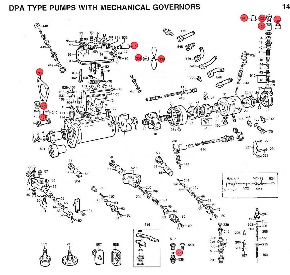CAV-DPA Lucas Injection Pump Supply Pump Parts Replacement Endplate Liner&blades - Foto 4