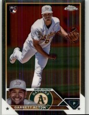 2023 Topps Chrome Update Garrett Acton Rookie #USC180 RC Oakland Athletics