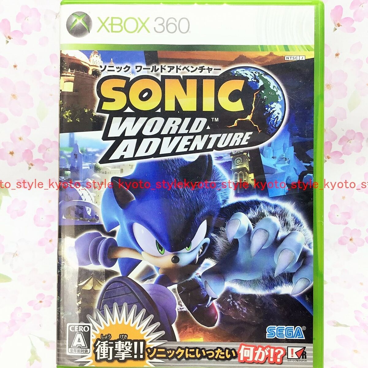 USED xbox 360 Sonic World Adventure 81238 JAPAN IMPORT